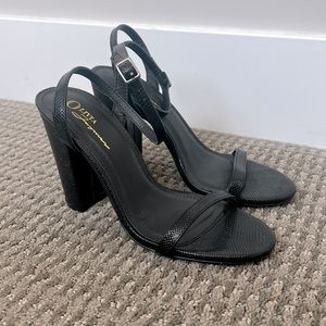 Lulus Black Block Heels